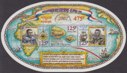 Wallis And Futuna Discovery Of Futuna MS 2002 MNH SG#MS806a MI#Block 11 Sc#558d - Ungebraucht