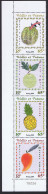Wallis And Futuna Children's Fruit Paintings Strip Of 4 Control Number 2001 MNH SG#784-787 Sc#545-546 - Unused Stamps