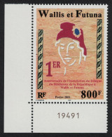 Wallis And Futuna Mediator Of The Republic 800Fr Corner Control Number 2001 MNH SG#788 Sc#542 - Ungebraucht