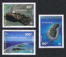 Wallis And Futuna Aerial View Of Lagoon Islets 3v 1995 MNH SG#655-657 Sc#465-467 - Unused Stamps