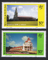 Wallis And Futuna Churches 2v 1993 MNH SG#632-633 Sc#449-450 - Nuovi