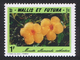 Wallis And Futuna Golden Trumpet Vine 1f 1991 MNH SG#589 Sc#416 - Unused Stamps