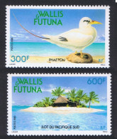 Wallis And Futuna Tropic Bird And Pacific Landscapes 2v 1990 MNH SG#561-562 MI#580 Sc#393 - Unused Stamps