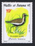 Wallis And Futuna Birds Pacific Golden Plover 19f 1987 MNH SG#521 Sc#364 - Neufs