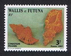 Wallis And Futuna Sea Shells 3f Common Hairy Triton 1987 MNH SG#510 Sc#354 - Unused Stamps