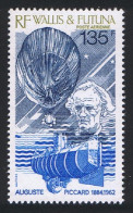 Wallis And Futuna August Piccard Physicist Submarine Hot Air Balloon 1987 MNH SG#516 Sc#C154 - Unused Stamps