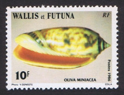 Wallis And Futuna Sea Shells 10f 'Oliva Miniacea' 1986 MNH SG#483 Sc#335 - Neufs