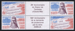 Wallis And Futuna French Overseas Territory Tete-beche Of 4v Type 1 1986 MNH SG#492-493 Sc#C148-149a - Unused Stamps