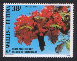 Wallis And Futuna Flamboyant Flower 1986 MNH SG#478 Sc#332 - Unused Stamps