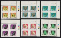 Zimbabwe Minerals 6v Corner Blocks Of 4 Traffic Lights 1993 MNH SG#844-849 - Zimbabwe (1980-...)