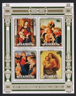 Zaire 500th Birth Anniversary Of Raphael MS 1983 MNH SG#MS1171 Sc#119-130 - Unused Stamps