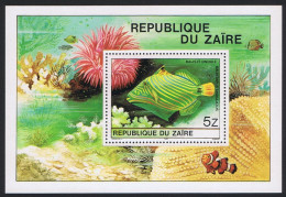 Zaire Tropical Fish MS 1980 MNH SG#MS1025 Sc#981A - Nuevos