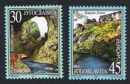 Yugoslavia Birds Water Resources Europa CEPT 2v 2001 MNH SG#3301-3302 Sc#2252-2253 - Sonstige & Ohne Zuordnung