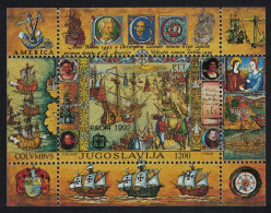 Yugoslavia Europa 500th Anniversary Of Discovery Of America By Columbus MS 1992 MNH SG#MS2787 - Autres & Non Classés