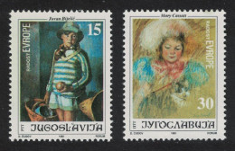 Yugoslavia Paintings 23rd Joy Of Europe Meeting 2v 1991 MNH SG#2749-2750 - Andere & Zonder Classificatie