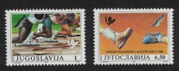 Yugoslavia European Athletics Championships Split 2v 1990 MNH SG#2646-2647 - Andere & Zonder Classificatie