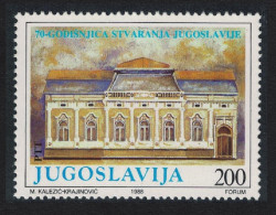 Yugoslavia 70th Anniversary Of Yugoslavian State 1988 MNH SG#2499 - Andere & Zonder Classificatie