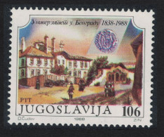 Yugoslavia 150th Anniversary Of Belgrade University 1988 MNH SG#2462 - Other & Unclassified