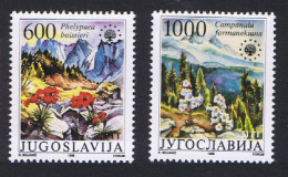 Yugoslavia Nature Protection Plants 2v 1988 MNH SG#2466-2467 Sc#1900-1901 - Andere & Zonder Classificatie