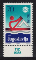 Yugoslavia 30th Anniversary Of Danubian Regatta Margin 1985 MNH SG#2223 MI#2113 Sc#1741 - Autres & Non Classés