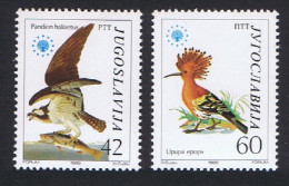 Yugoslavia Osprey Hoopoe Birds Nature Protection 2v 1985 MNH SG#2202-2203 MI#2100-2101 Sc#1728-1729 - Autres & Non Classés