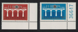 Yugoslavia Europa 25th Anniversary 2v Corners 1984 MNH SG#2138-2139 - Other & Unclassified