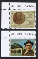 Yugoslavia Nobel Prize Winners Europa CEPT 2v Corners 1983 MNH SG#2075-2076 Sc#1626-1627 - Autres & Non Classés