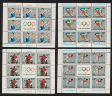 Yugoslavia Olympic Games Los Angeles 4v Sheetlets 1984 MNH SG#2144-2147 - Sonstige & Ohne Zuordnung