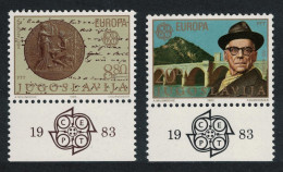 Yugoslavia Inventions Europa 2v Margins 1983 MNH SG#2075-2076 - Other & Unclassified