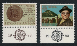 Yugoslavia Inventions Europa 2v Margins 1983 MNH SG#2075-2076 - Andere & Zonder Classificatie