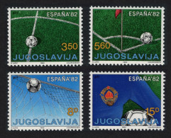 Yugoslavia World Cup Football Championship Spain 4v 1982 MNH SG#MS2019 - Other & Unclassified
