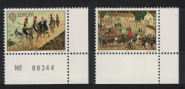 Yugoslavia Europa Paintings By Nikola Arsenovic 2v Corners 1981 MNH SG#1978-1979 - Andere & Zonder Classificatie