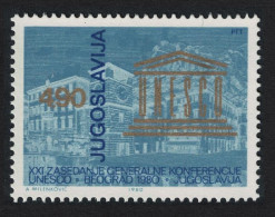 Yugoslavia UNESCO General Conference Belgrade 1980 MNH SG#1950 - Autres & Non Classés