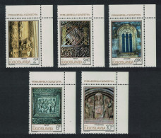 Yugoslavia Romanesque Sculpture 5v Corners 1979 MNH SG#1903-1907 - Other & Unclassified