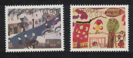 Yugoslavia 11th Joy Of Europe Meeting Belgrade Children's Paintings 2v 1979 MNH SG#1897-1898 - Autres & Non Classés