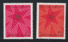 Yugoslavia Communist Party And League For Communist Youth 2v 1979 MNH SG#1873-1874 - Other & Unclassified