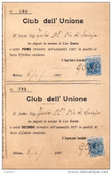 1917 MILANO CLUB DELL'UNIONE - Documents Historiques