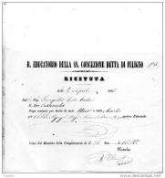 1868 R. EDUCATORIO DELLA SS. CONCEZIONE DETTA DI FULIGNO - Italie