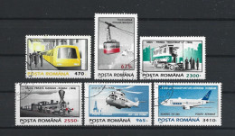 Romania 1995 Transport Y.T. 4247/4250+A321/322 (0) - Used Stamps