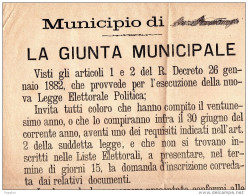 188 MANIFESTO DEL REGNO - Historische Documenten