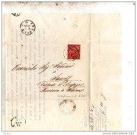1871 LETTERA CON ANNULLO VERONA - Poststempel