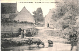 CPA Carte Postale France Saint Jean Bord De L'Indre L'Abreuvoir 1906 VM81458 - Loches