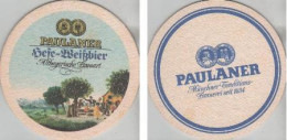 5000292 Bierdeckel Rund - Paulaner Hefe-Weißbier - Altbayerisch - Beer Mats