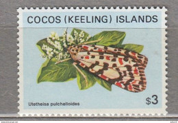 COCOS (KEELING) ISLANDS 1983 Butterfly 3$ From Set MNH(**) Mi 103 #Fauna937 - Farfalle