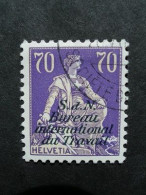 Suisse 1924/37 - Helvetia Surchargé B.I.T ( 0.70Cts ) - Oblitéré - Dienstmarken