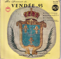 PAUL MAYEUX ET SES VENDEENS  - FR EP VENDEE... 93 - MONSIEUR D'CHARETTE A DIT...  + 3 - Other - French Music