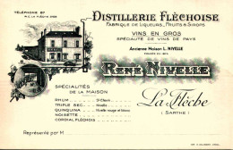 72 LA FLECHE Distillerie Flèchoise Publicité// 128 - La Fleche