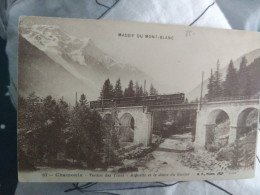 Chamonix Viaduc Des Tines Train Chemin De Fer Plm - Chamonix-Mont-Blanc