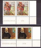 Yugoslavia 1978 - 400 Years Of Death Of Julije Klovic - Mi 1714-1715 - MNH**VF - Ungebraucht