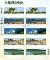 South Africa - 2018 National Parks Sheet (**) - Hojas Bloque